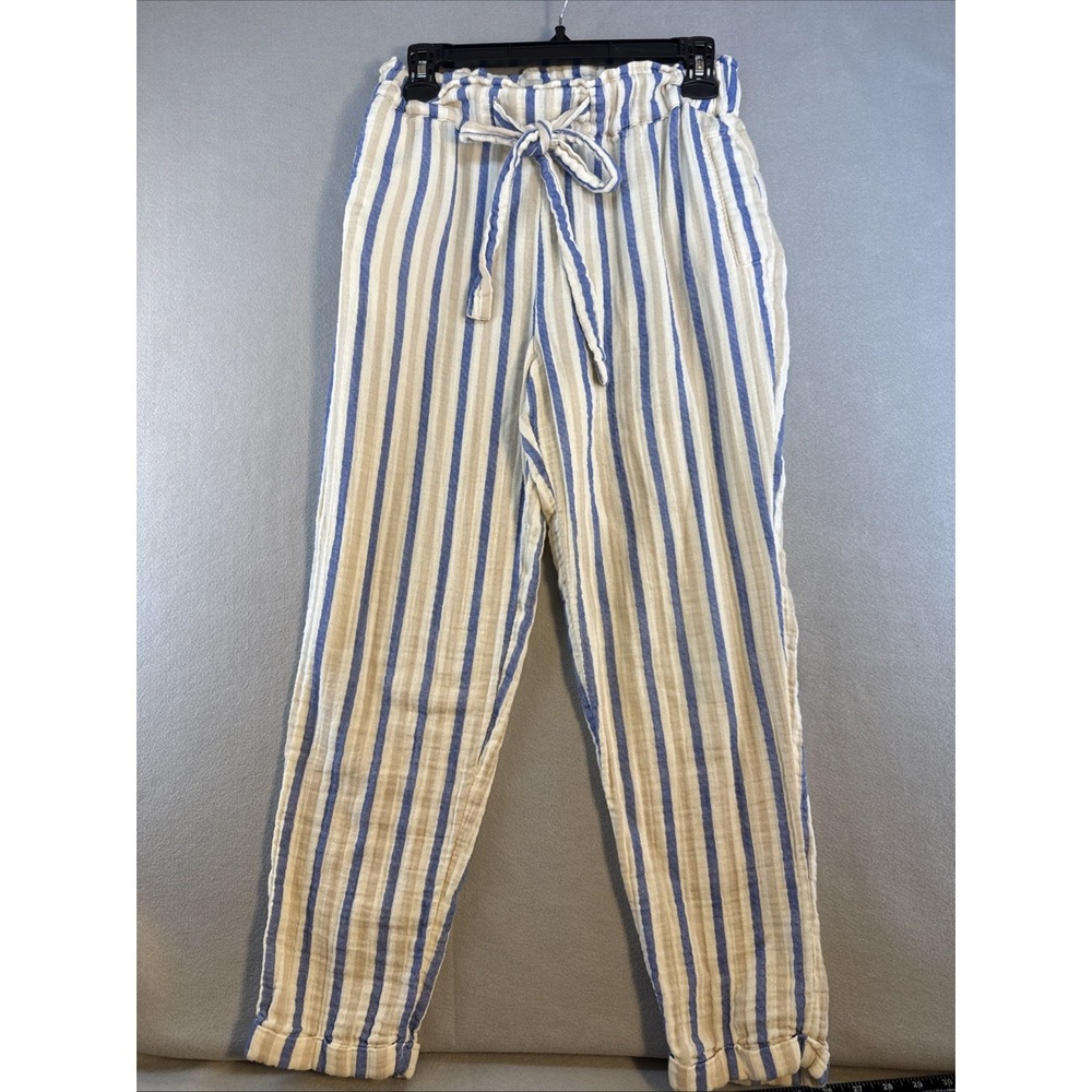 Women's SO Goods for‎ Life Size S High Rise Tapered Pants Cotton Comfort